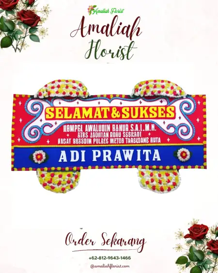 Papan Bunga Ucapan Selamat Masrum